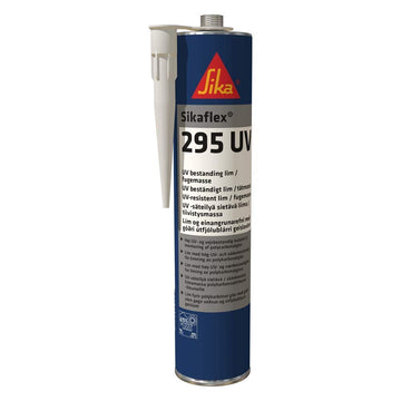 SIKA - Polyurethane-Based Marine Adhesive and Sealant - Sikaflex-295 UV - Black - for Direct-Glazing On Organic Glass - Age and Weather-Resistant - 300 mL