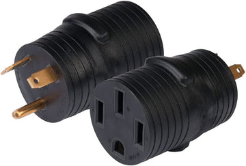 ParkPower 3050RVSA One-Piece Adapter - 30A Male / 50A Female 30A 125V to 50A 125/250V