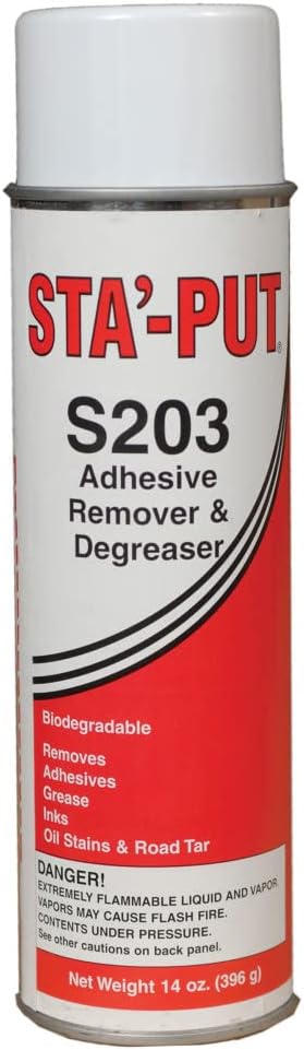 Sta-Put Adhesive Remover