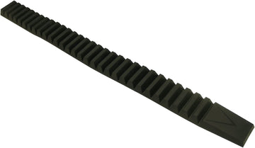 Pacer Performance 25-500 Black 28 1/2" Length Heavy Duty Bumper Guard Kit - 2 Piece