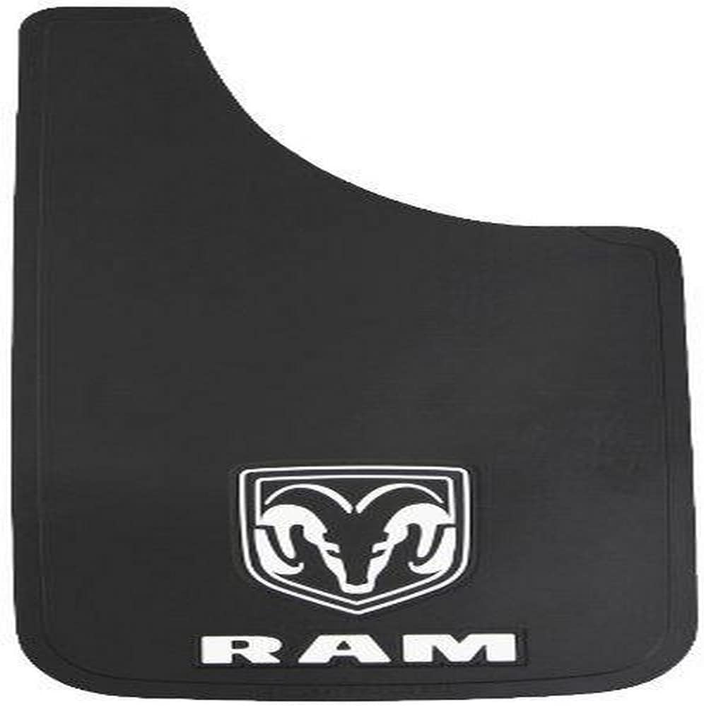 000541R01 Plasticolor Dodge Ram Logo Easy Fit Mud Guard 11" - Set of 2 Multi-Colored
