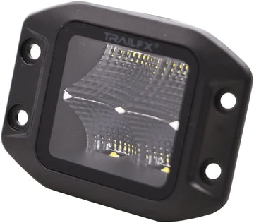 TRAILFX - 2X2CFFMB - BLACK POD 4X5W FLUSH MOUNT FLOOD SI