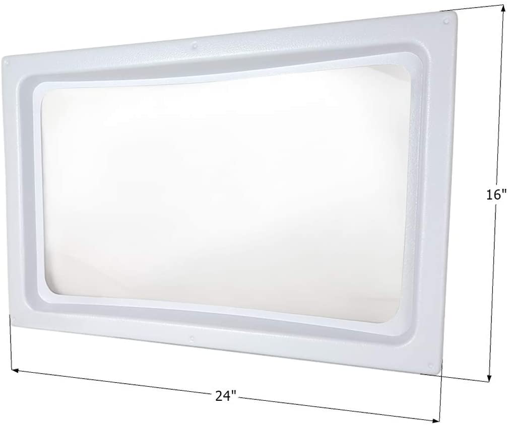 ICON 12149 RV Skylight Inner Dome, White, 24 Inch