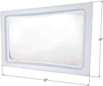 ICON 12149 RV Skylight Inner Dome, White, 24 Inch