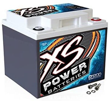 XS Power D1200 XS Series 12V 2600 Amp AGM High Output Battery with M6 Terminal Bolt