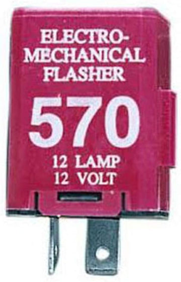 Peterson Manufacturing 570 Flasher (12-Light Electro-Mech, 2-Prong), 1 Pack