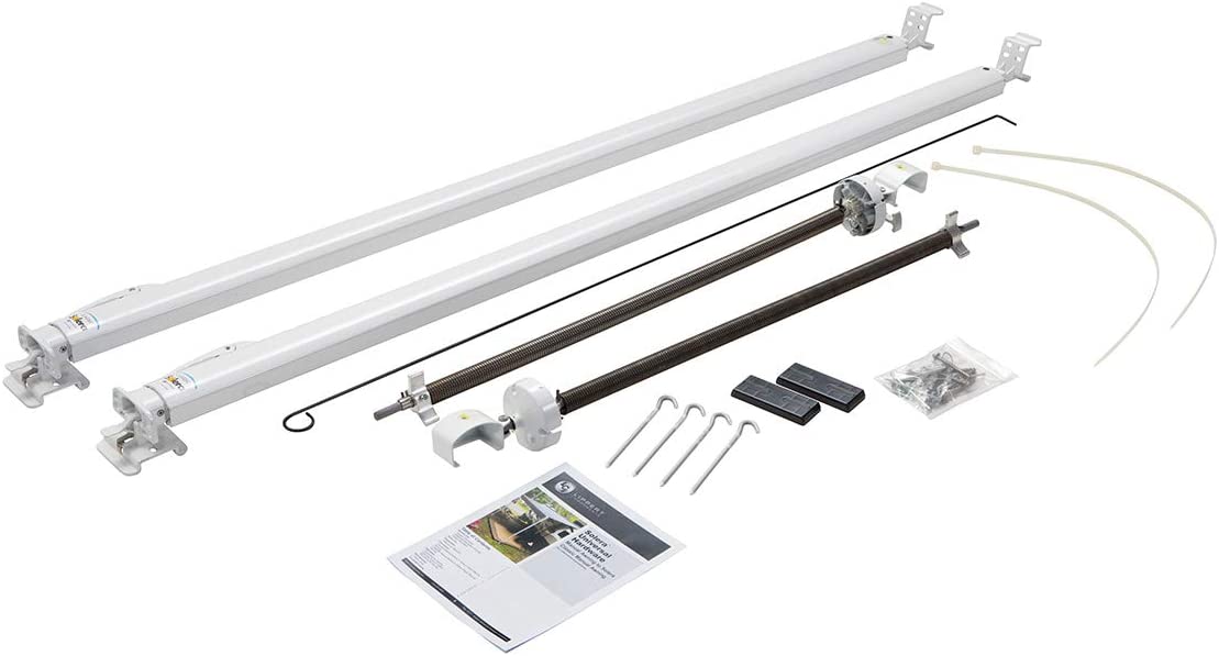 Lippert 434718 Classic Universal Awning Hardware Kit - 68" to 81" Standard, White