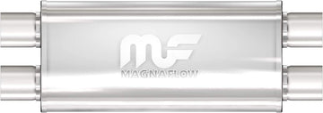 Magnaflow 12469 Satin Stainless Steel 3" Dual Oval Muffler