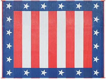 FAULKNER Deluxe Multi-Purpose Independence Day Mat, 8 by 16-Feet