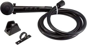 Dura Faucet (DF-SA130-BK) RV Shower Head and Hose Kit (Black)