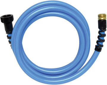Valterra W01-8120 AquaFresh High Pressure Drinking Water Hose with Hose Savers - 1/2" x 10', Blue 1/2″ x 10′