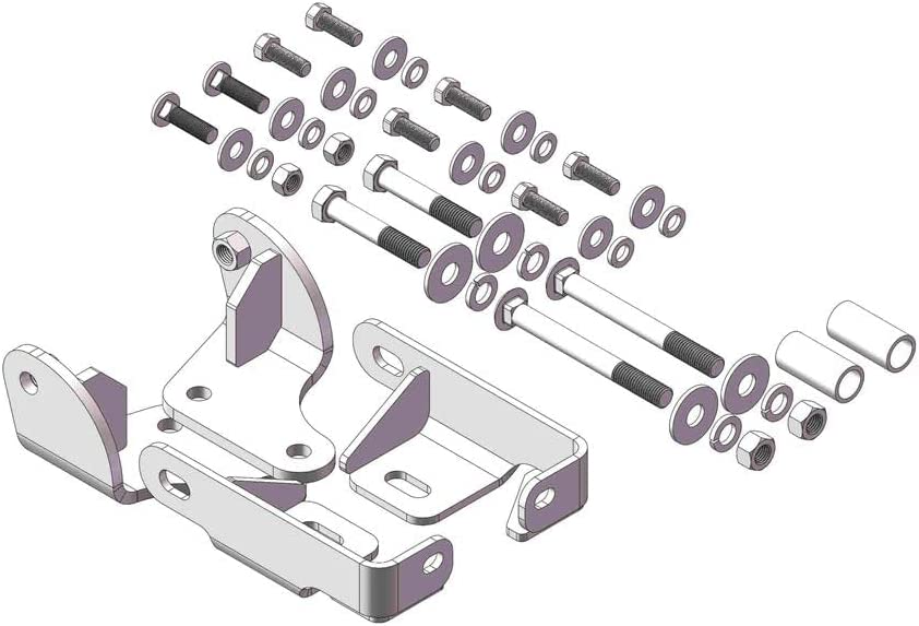 Husky Towing Products 32556 Cust Brkt Kit 2014 Dodge 2500