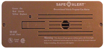 MTI 30-442-BR 12V Brown Flush Mount Classic Series LP Gas Detector