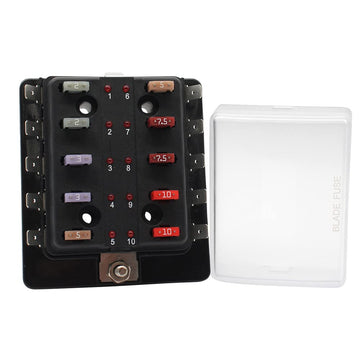 Cole Hersee Standard 10 Mini Series Fuse Block w/LED Indicators