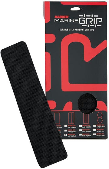 HARKEN MARINE GRIP TAPE 3X12 BLACK 8 PIECES