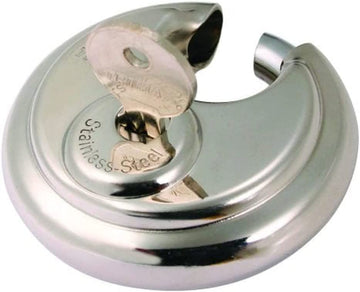 TRIMAX TRP3170 Stainless Steel 70mm Round Padlock with 10mm Shackle - Pack of 3