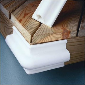 Taylor Made Products DockGard Rubber Dock Corner Edging 3-1/2" x 6"
