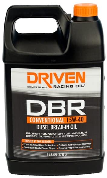 Driven Racing Oil 05308 DBR Break in Oil Diesel15w40, 1 Gallon, 1 Pack