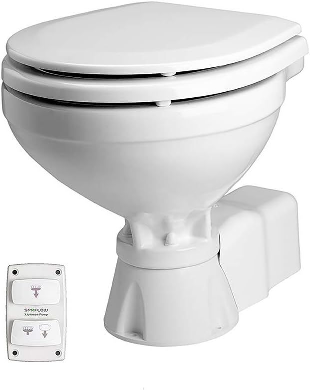 Johnson Pump 80-47231-03 Aqua T Silent Electric Toilet