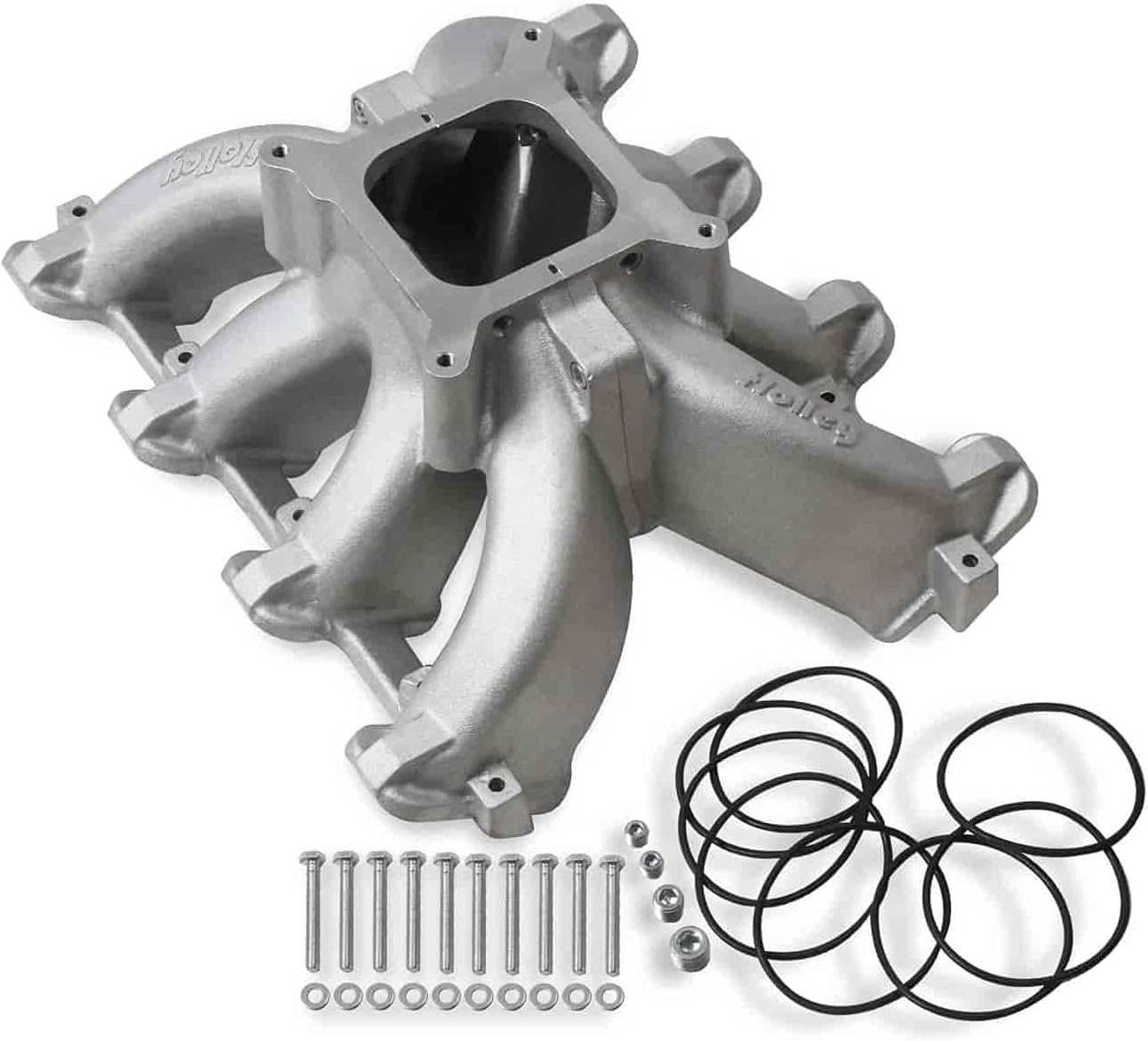 Holley Intake Mnfd Cathedral Split Sgl-Pln Carb