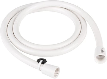 Dura Faucet (DF-SA230-WT) RV 60-inch Vinyl Shower Hose (White) Nickel,White