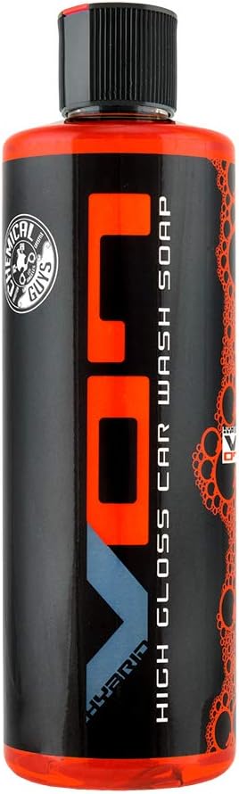 Chemical Guys CWS_808_16 Hybrid Foaming High Gloss Car Wash Soap (Works with Foam Cannons, Foam Guns or Bucket Washes) Safe for Cars, Trucks, Motorcycles, RVs & More, 16 fl oz, Orange Scent 16 oz
