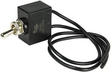BEP 1002010 SPST Sealed Toggle Switch with Wire Leads - Off/On