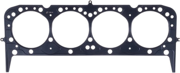 Cometic Gasket C5474-027 Cylinder Head Gasket, 4.080 in Bore, 0.027 in Compression Thickness, Multi-Layered Steel, Vortex, Small Block Chevy, Each
