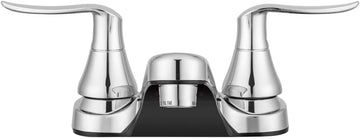 Dura Faucet (DF-PL700LH-CP) RV Bathroom Faucet with Winged Levers (Chrome)