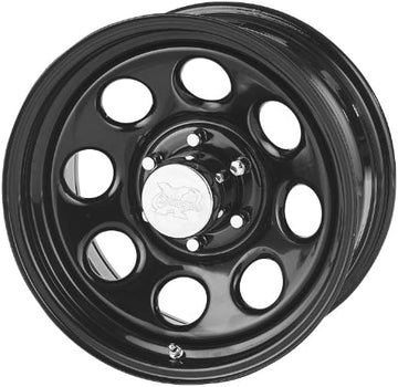 Pro Comp Steel Wheels 97-6873 Rock Crawler Series 97 Black Monster Mod Wheel Size 16x8 Bolt Pattern 5x5 Offset -6 Back Spacing 4.25 in. Gloss Black Rock Crawler Series 97 Black Monster Mod Wheel
