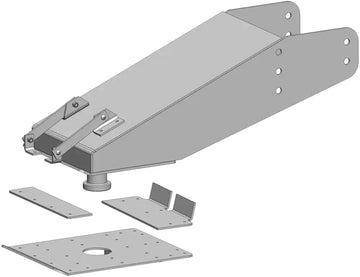 PullRite/Pulliam 331760 Quick Connect Capture Plate - 5th Airborne/Rota-Flex/Road Armor, 13-5/8"