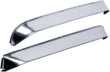 Auto Ventshade 12032 Ventshade 2-Piece Stainless Steel Window Visor