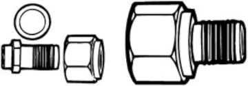 RV Motorhome Fresh Water Plumbing Female Swivel, 1/2 Barb X 1/2 FPT