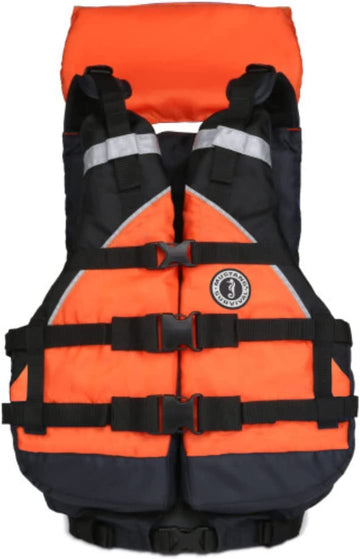 Mustang Explorer V Foam Vest - Adult Universal - Orange/Black