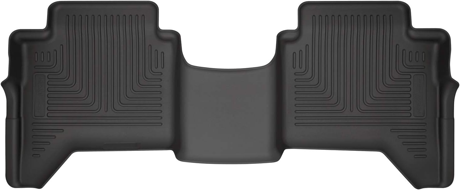 Husky Liners 14411 Black Fits 2019-20 Ford Ranger SuperCrew Weatherbeater 2nd Seat Floor Mat