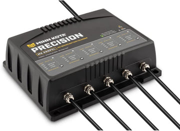 Minn Kota 1835500 MK-550 PCL Precision On-Board Marine Charger, 5 Bank x 10 Amps