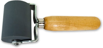 Dynamat 10007 Dyna-Roller Professional Heavy Duty Sound Deadener Installation Tool with Wood Handle and 2" Wide Rubber Roller Original Version