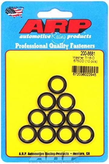 ARP 200-8681 7/16" ID x 675 OD Connecting Rod Washer - 10 Piece