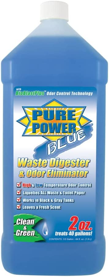 Valterra V23003 Pure Power Blue Waste Digester and Odor Eliminator - 64 oz. 64 Ounce