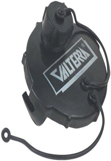 Valterra Products, Inc. T1020-1 3" Black Termination Cap with Bayonet Hook and Hose Thread Connection 3 Inch