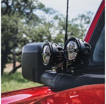 Rigid Industries 46721 Dual Pod A Pillar Mount Kit Fits Ford Bronco