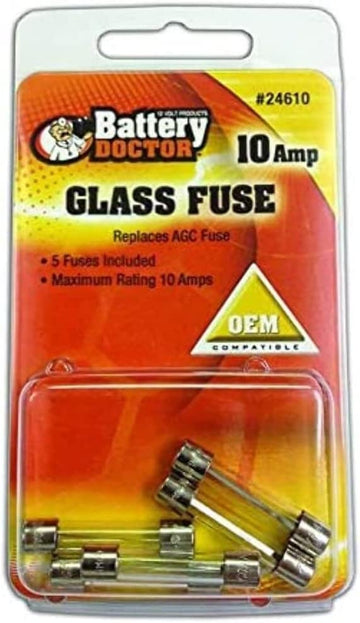 Wirthco Engineering 24615 AGC Glass Fuse - 15A, Pack of 5