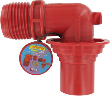 Valterra F02-3103 Red Bulk Universal EZ Coupler Sewer Adapter