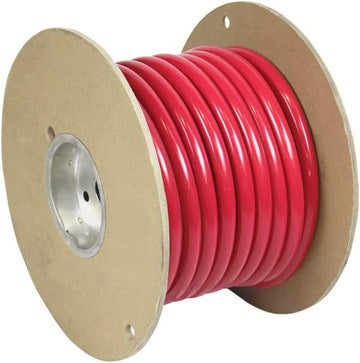 Pacer Red 4/0 AWG Battery Cable - 25'