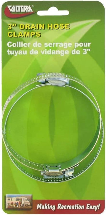 Valterra H03-0058VP 2-1/2" x 3-1/2" Zinc Plated Galvanized #48 Hose Clamp