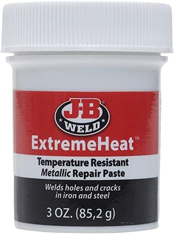 J-B Weld 37901 ExtremeHeat High Temperature Resistant Metallic Paste - 3 oz