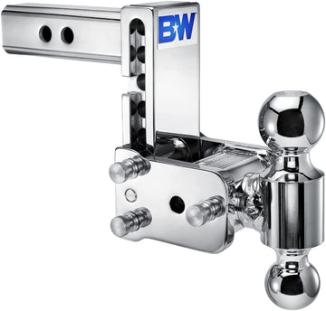B & W Hitches TS10037C Chrome 8" Dual Ball