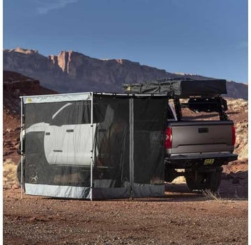 Smittybilt GEN2 8' Awning Mesh Room (Gray) - 2594