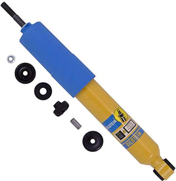 Bilstein 24-284707 B6 4600 Shock Absorber Stem Upper/Eye 16mm Lower Mounting 46mm Monotube Yellow Blue Straight Boot B6 4600 Shock Absorber