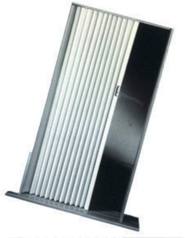 Irvine 3675FIB Ivory Pleated Folding Door